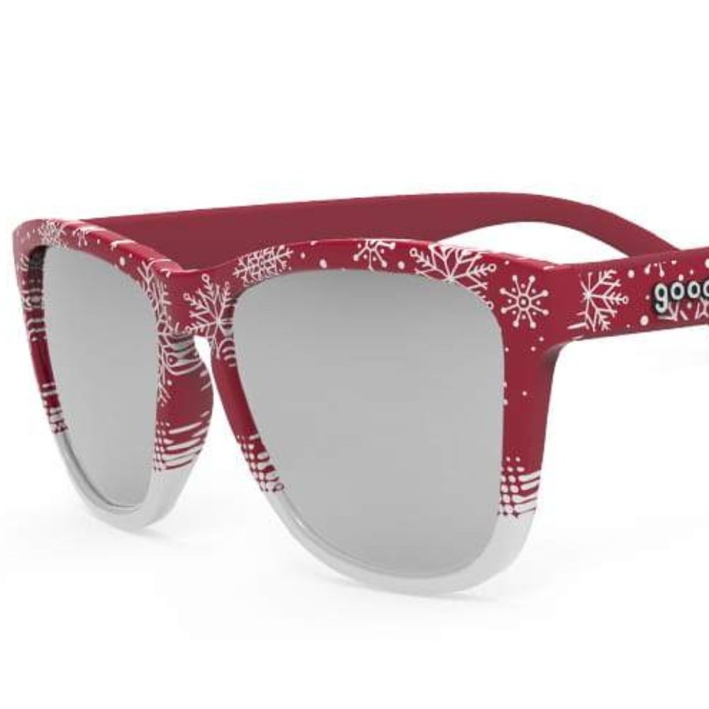 goodr Sunglasses  Snowflake Print (Festivus)